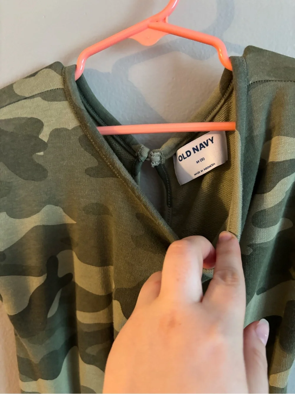 Old Navy Kids' Green Camo Pull-On Jumpsuit